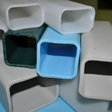 Полипропиленовая труба напорная квадратная синяя для отопления 50х50 мм ГОСТ/ТУ